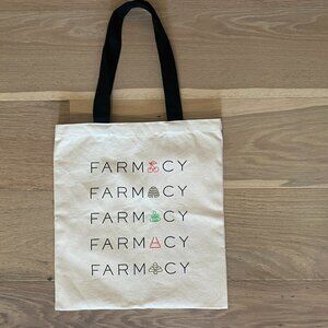 Farmacy Beauty Logo Canvas Tote Bag